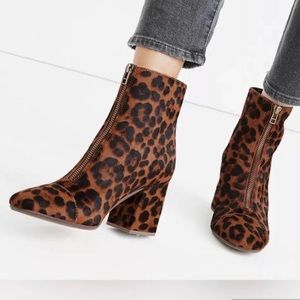 Madewell Leopard Booties